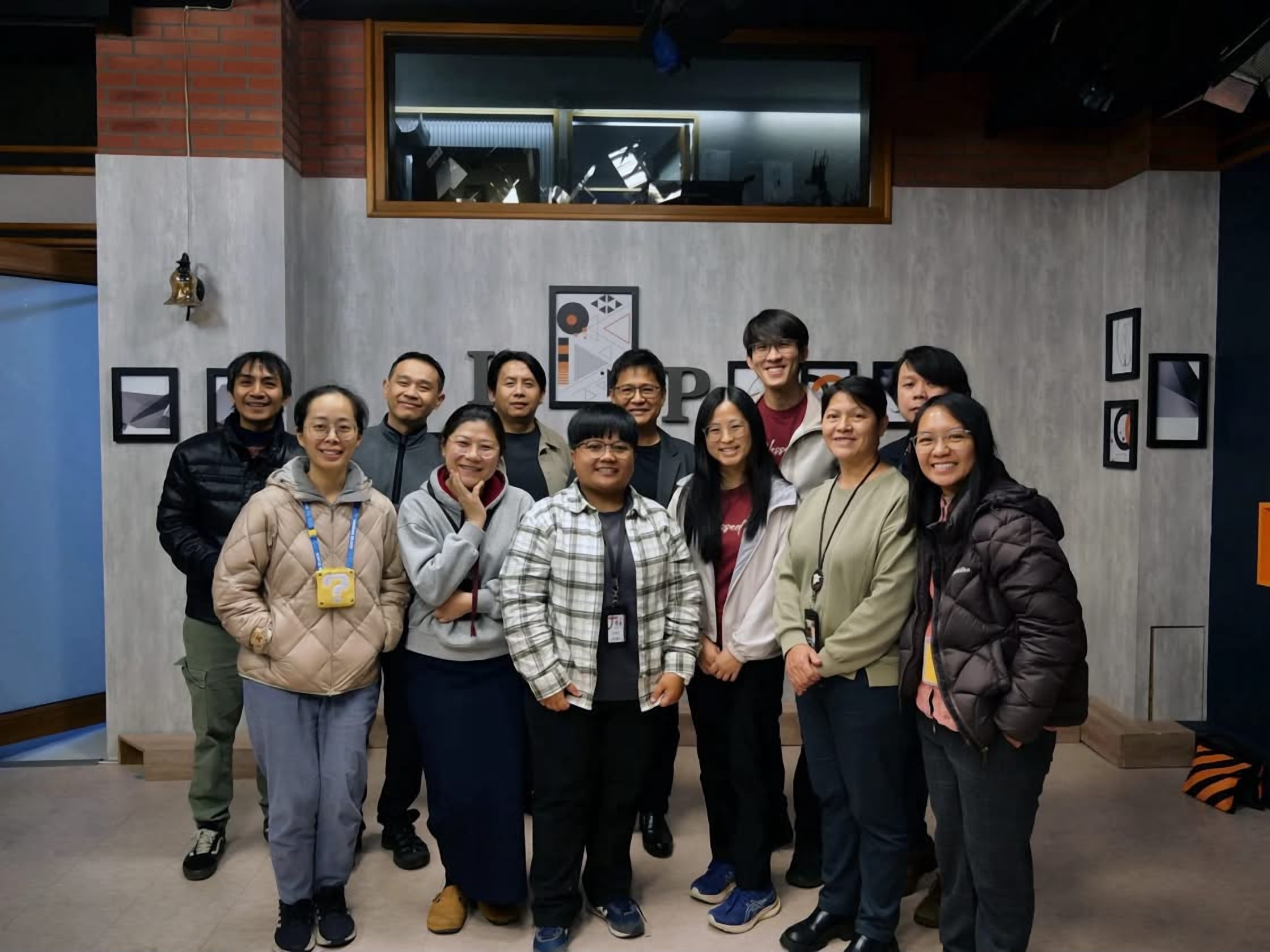 Participants at the Taiwan media workshop