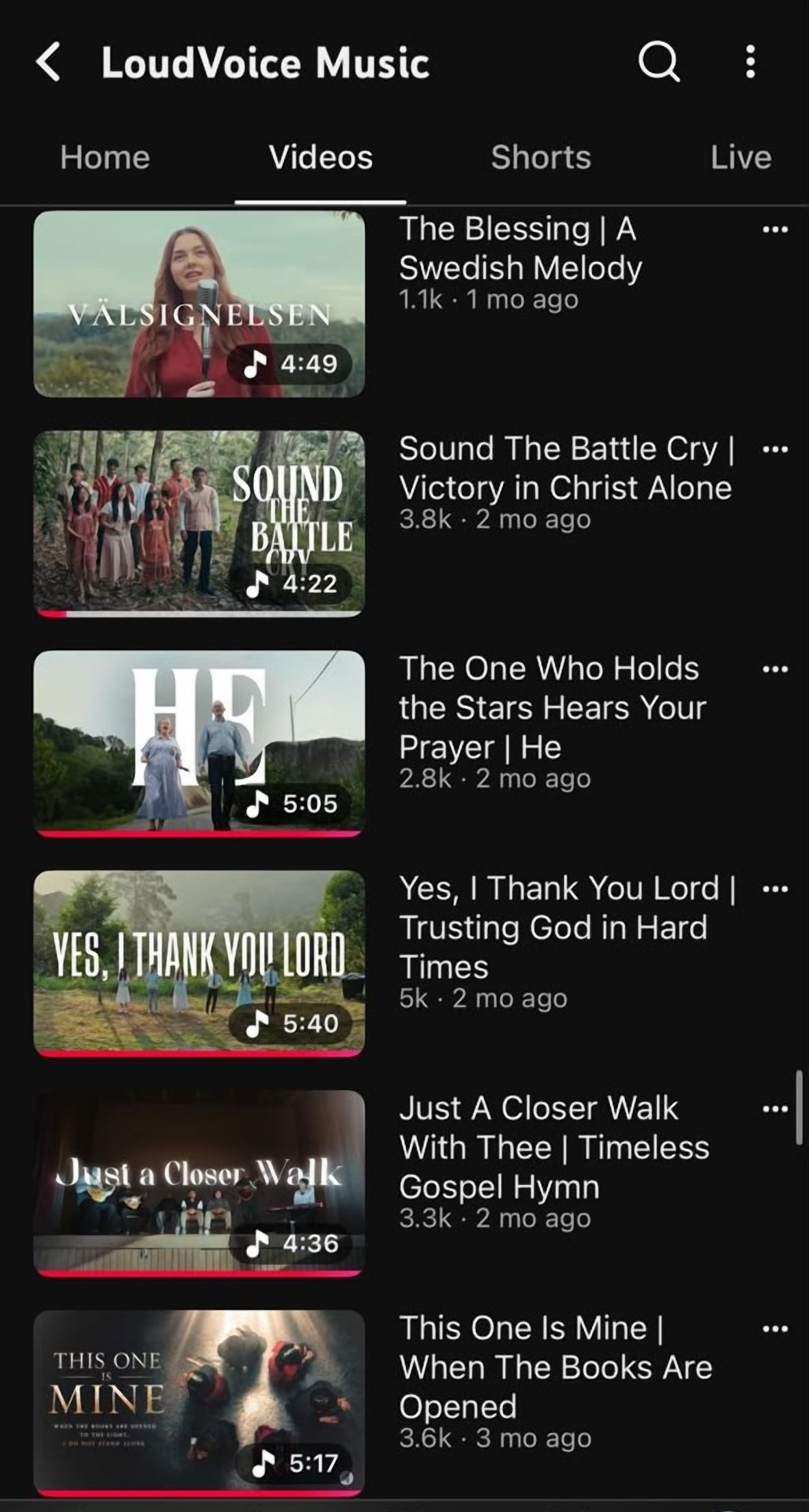 More weekly music video uploads on the LoudVoice Music channel