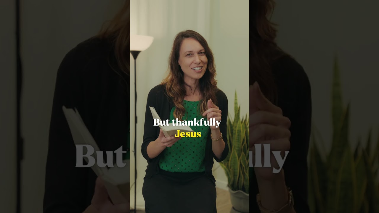 Thumbnail for the Short &ldquo;Is being rich a sin? What the Bible actually says&rdquo; — a woman holding an open book, speaking to camera