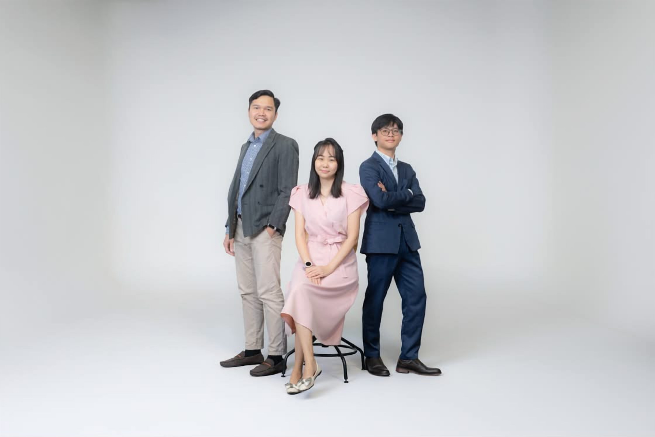 The LoudVoice Missions division team, studio portrait