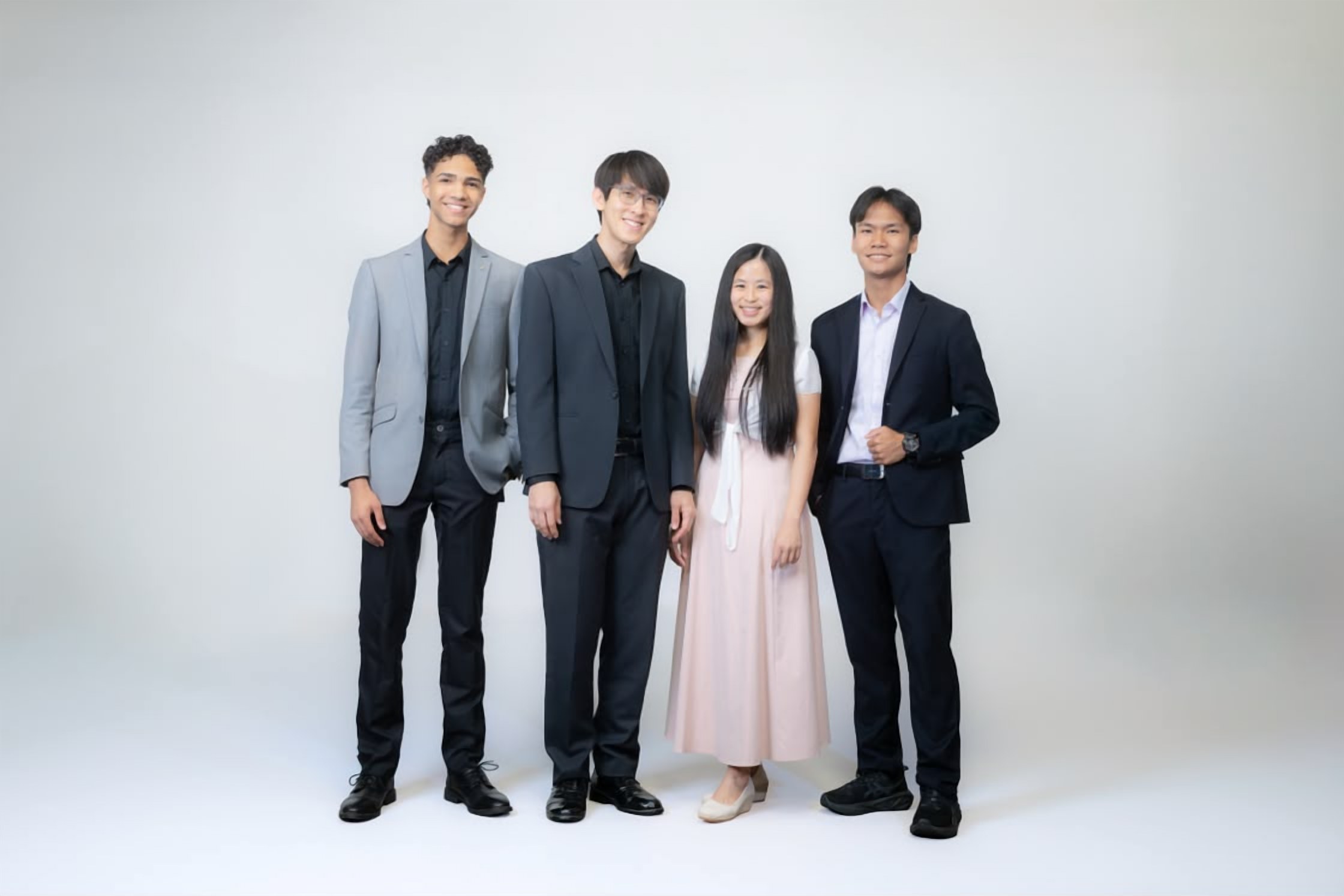 The LoudVoice Music division team, studio portrait